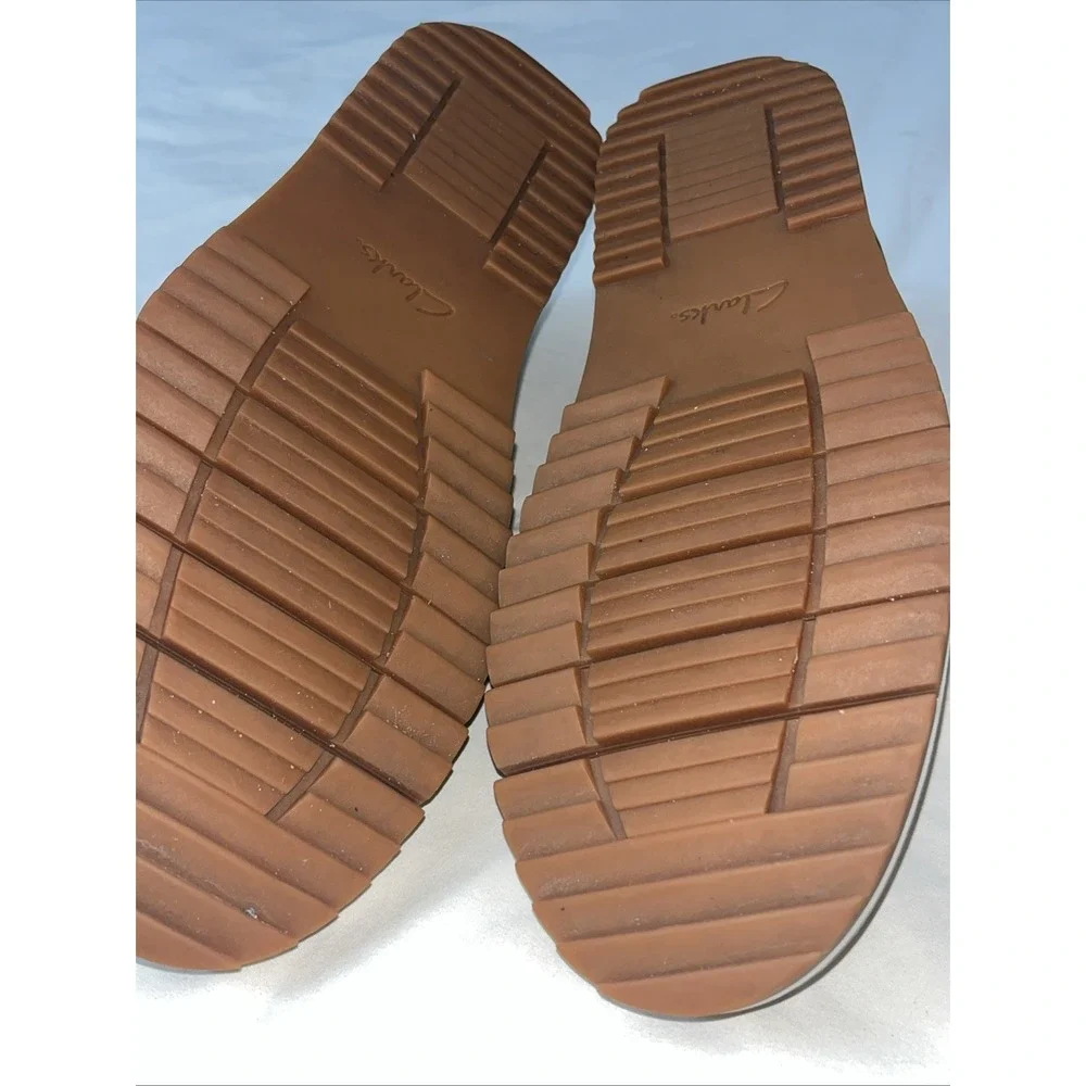 Clarks Originals Men's Size 10.5 Wallabee Tan Leather Dress Casual Shoes‎ Clean